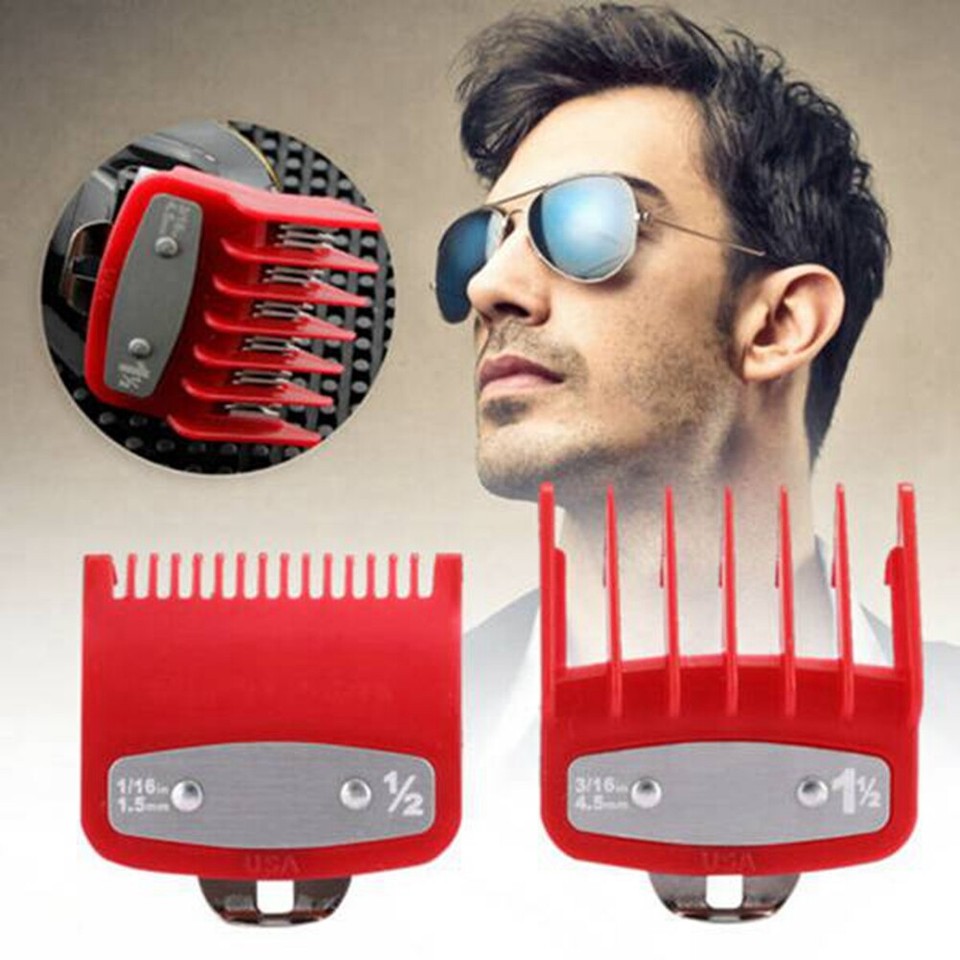 2 Set for Hair Clipper Guide Comb Set Standard Guards Attached Trimmer