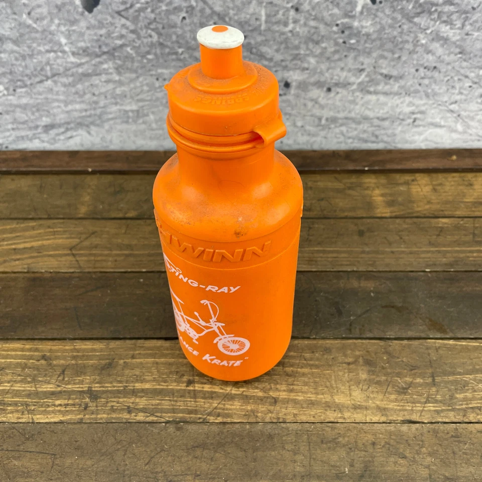 Vintage Schwinn Stingray Water Bottle Plastic Orange Eroica 90s Sting Ray 90s A2 - Image 4 of 4