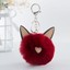thumbnail 91 - 2020 New Cute Pineapple Fur Ball Keychain Bag Car Pendant Keyring Birthday Gifts