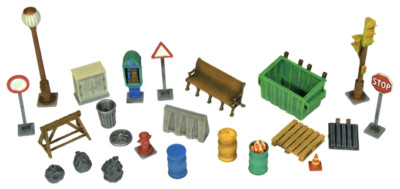 Tabletop Gelände Terrain - 20th Century Urban - Zombicide - Infinity