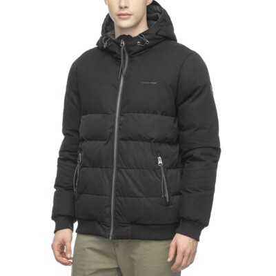 Ragwear Arvie Jacket Black Herren Jacke Steppjacke Winterjacke