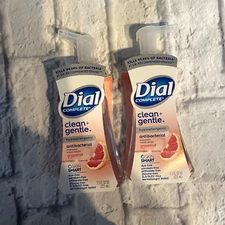 Lot of 2 Dial Complete Clean + Gentle Foaming Hand Wash, Grapefruit 7.5 oz Each