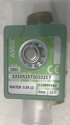 ASCO X210525720102E7 Magnetventil – 240V, 6W, Anschluss 15mm, Made In UK
