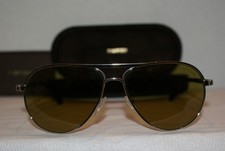 New Authe Tom Ford Marko Sunglasses 144 Shiny Silver 18N 58-13-140 W Origi Case 
