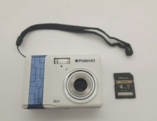 Polaroid i531 White/Blue 2.5" LCD 5.0MP 3x Optical Zoom Compact Digital Camera