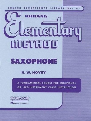 N. W. Hovey Rubank Elementary Method - Saxophone (Taschenbuch)