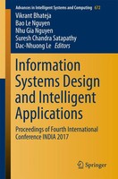 Vikrant Bhateja (U. A.) | Information Systems Design and Intelligent...