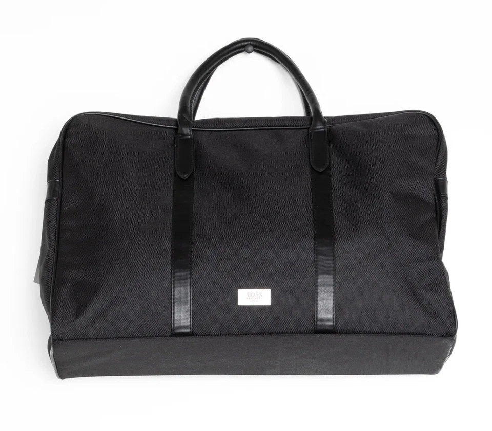 Hugo Boss Mens Black Travel Duffel Bag Gym Weekend Holdall - Bild 1 von 1