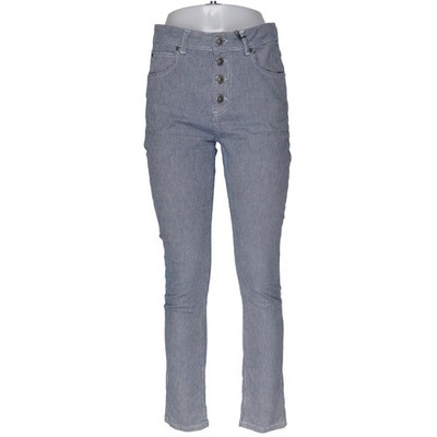 House of Lola, Jeans, Größe: S, Blau/Weiß, Baumwolle/Elasthan, Streifen #Urc