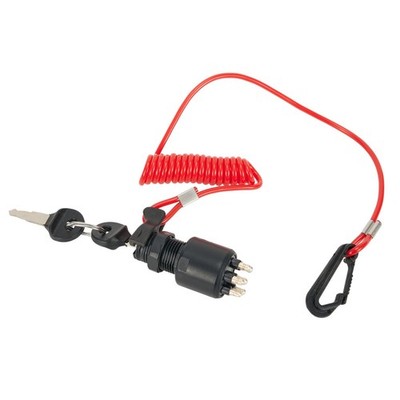 Evinrude/Johnson OMC New OEM Zündschlüsselschalter & Sicherheitsleine 5005801