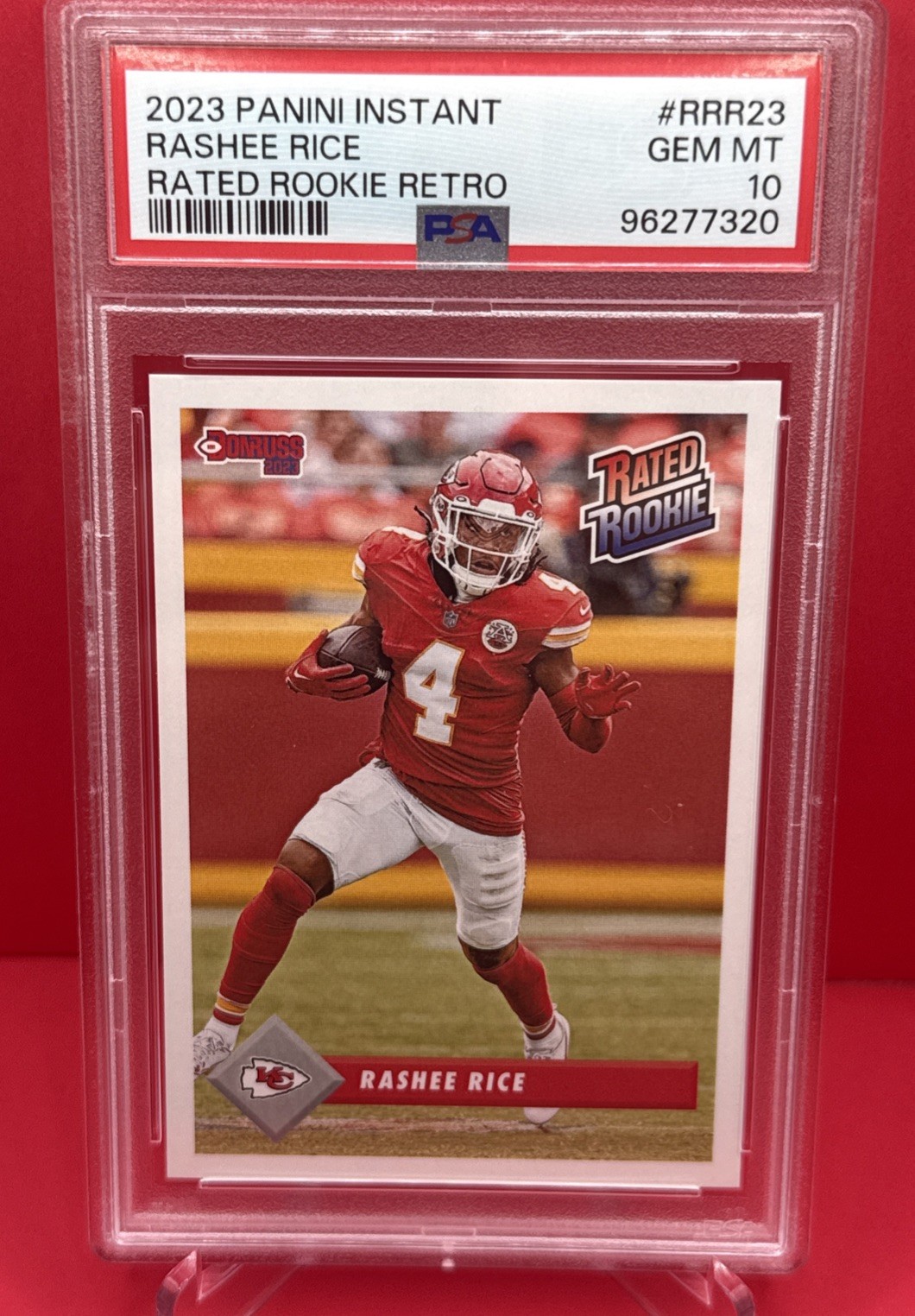 Rashee Rice Panini Instant Rated Rookie Retro #RRR23 Base