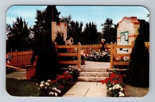 Newark NY-New York, Jackson & Perkins Rose Garden Pinocchio Vintage Postcard