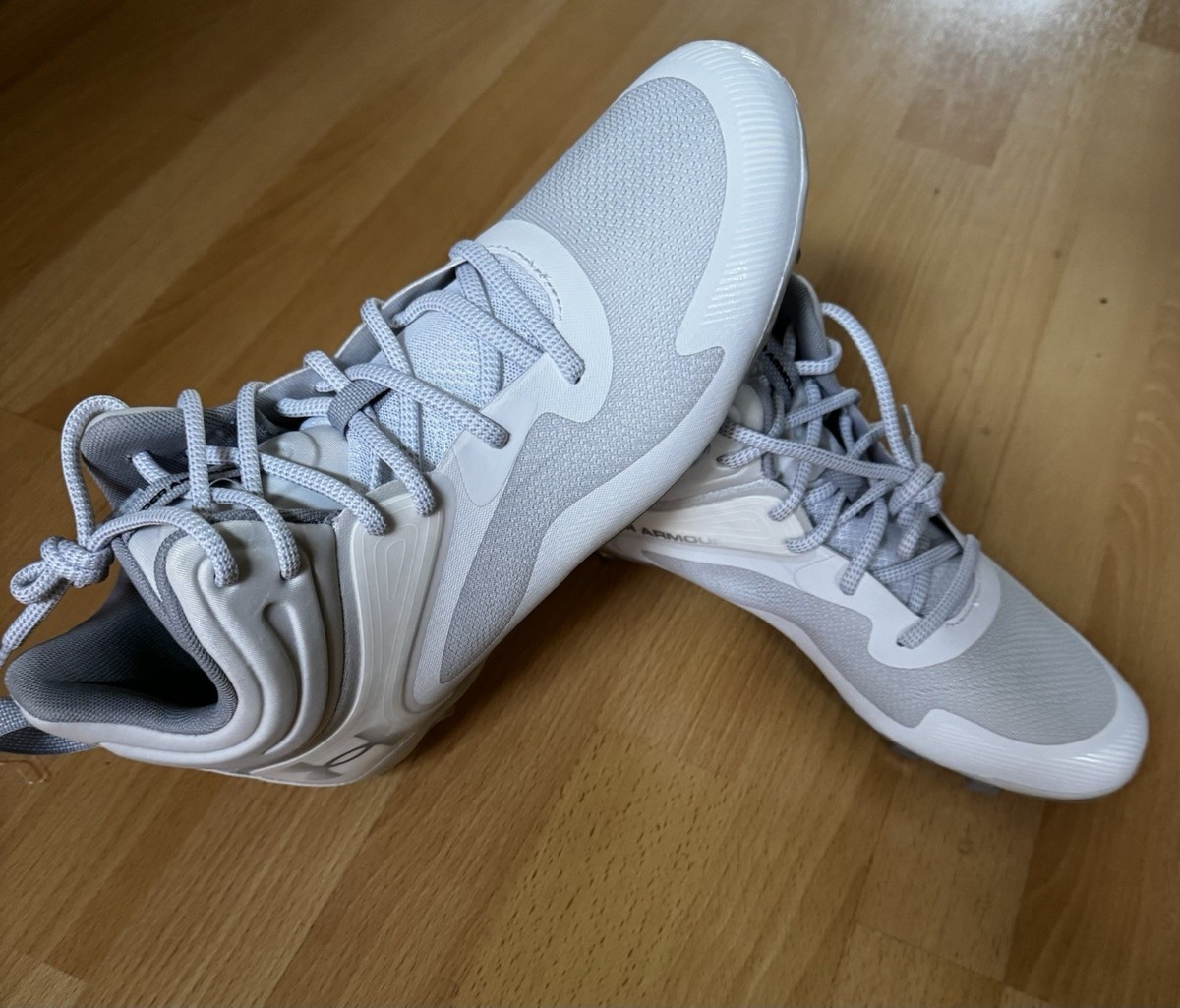Under Armour Command MC Mid UA Lacrosse Cleats White 3025639  display picture 2
