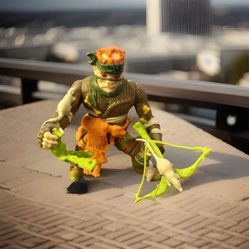 Vintage 1989 TMNT Teenage Mutant Ninja Turtles Rat King Figure - Complete!