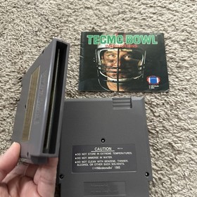 Tecmo Bowl Nintendo NES With Manual + Super Bowl Lot NFL Football Games