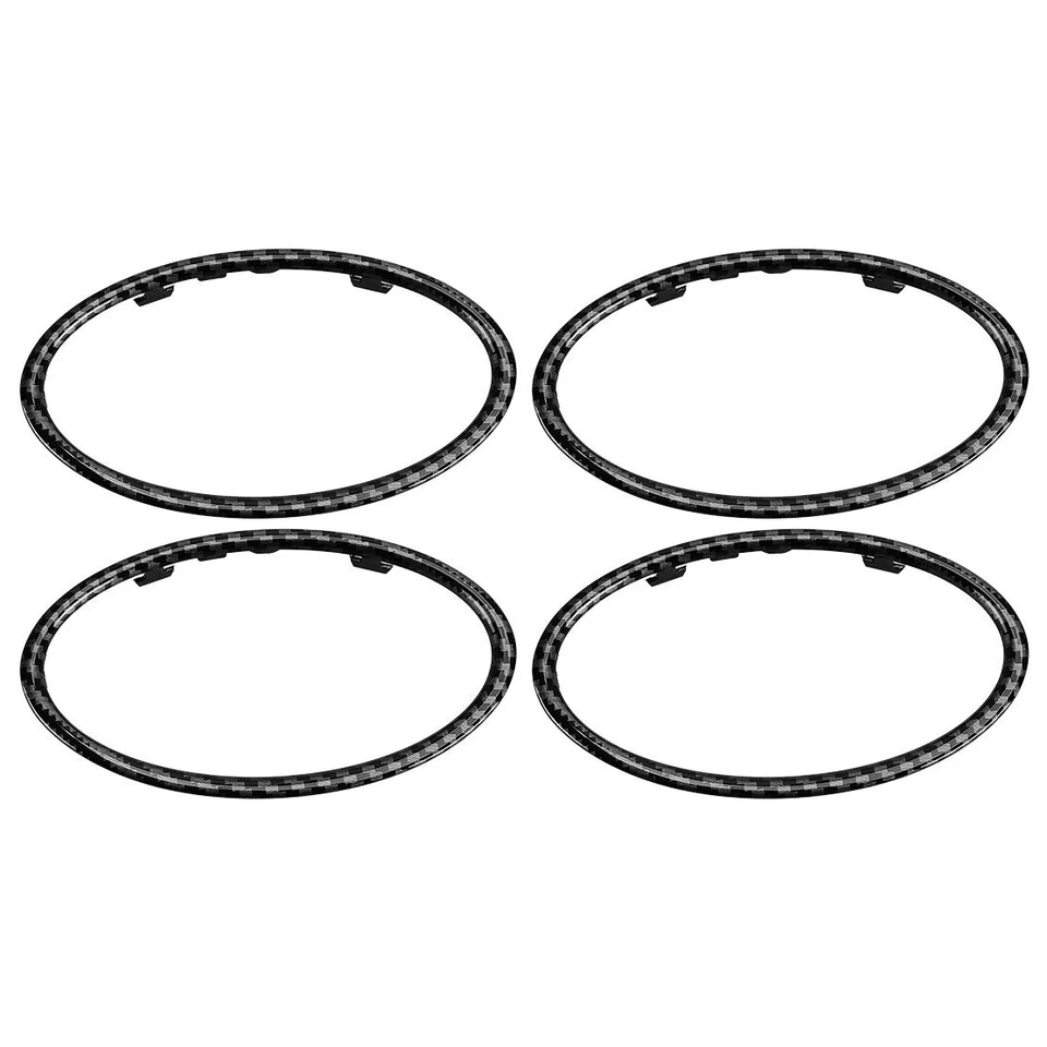 4x Marco de moldura envolvente de salida de aire interior para automóvil apto para Ford Focus 2005-2011 Foto 2 de 4