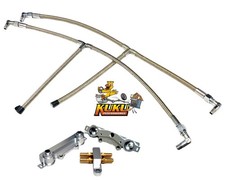 Obx Top Feed Fuel Rails Subaru Ej Wrx 02-05 08-14 Sti 07-14 Polished 6an