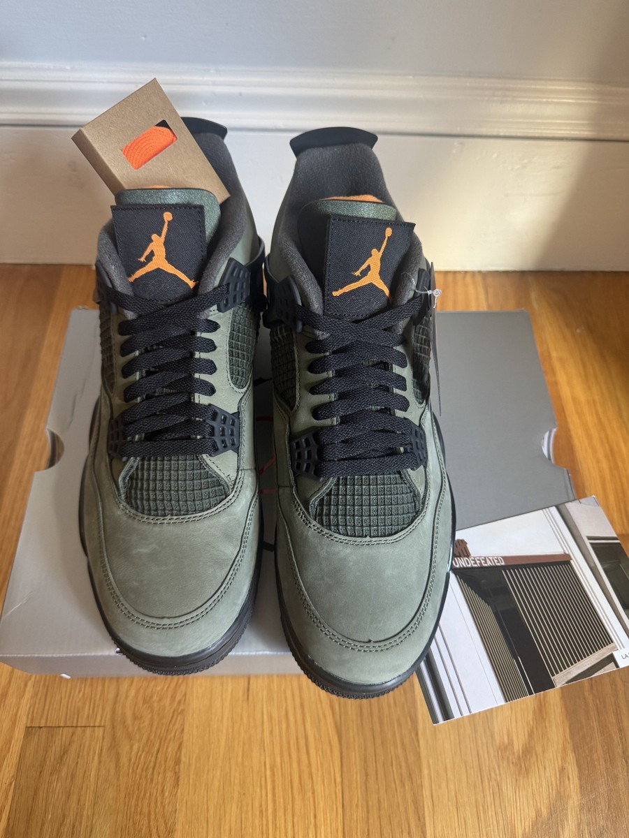 Size 11 - Undefeated x Air Jordan 4 Retro 2025 Green | eBay