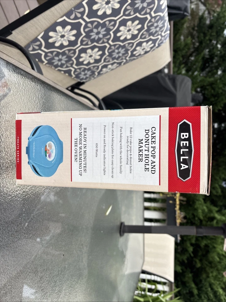 BELLA Cake Pop and Donut Hole Maker Azul - Totalmente Nuevo, Caja Abierta Foto 3 de 4