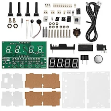 DC5V DIY Electronic Clock Kit Multifunction Digital Clock Soldering Practice Kit