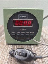 Standard Electric Time Corp. Model S-1 Precision Timer - Vintage Clock Timer 110