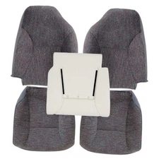  Driver and Passenger Side Bottom & Top Lean Back Replacement Seat Covers 
