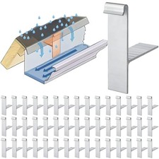 pcs 5 Inches Aluminum Gutter Wedges for 5 Inch K Style Gutters T 50 Silver/Gray
