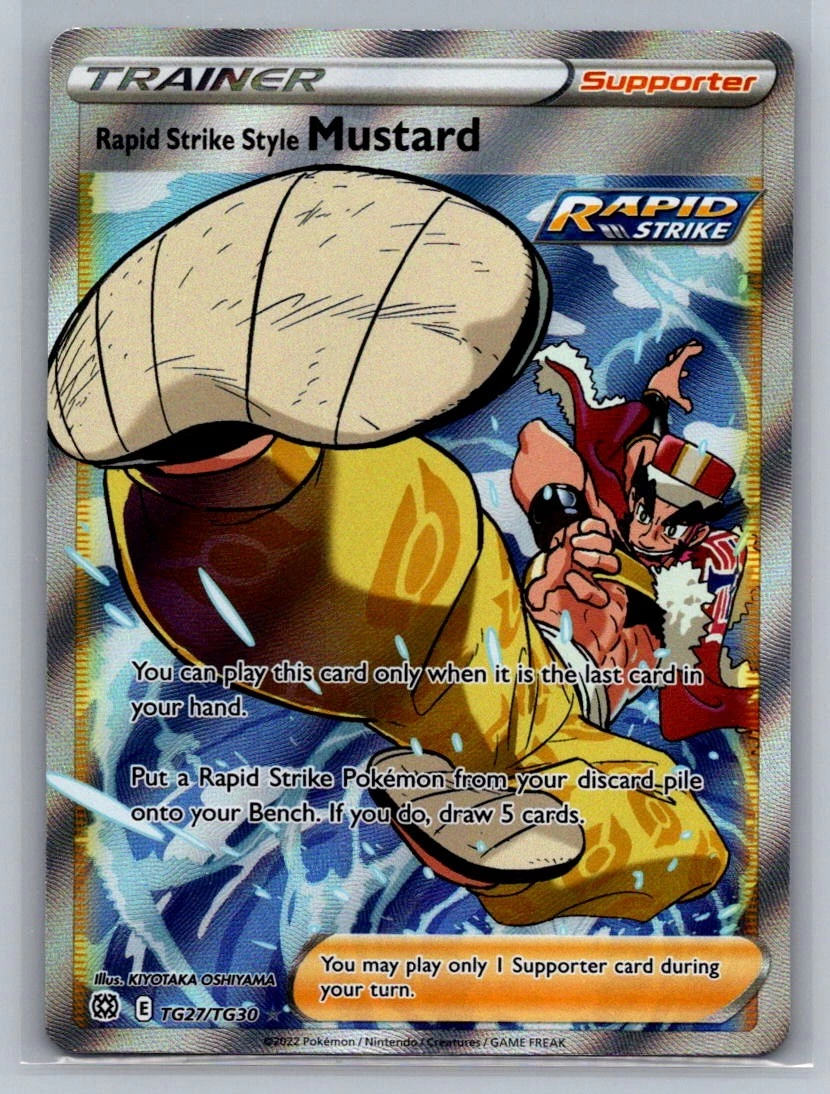 mustard pokemon card value Single Strike Style TG28/TG30 PSA 10  Zapp! Comics Uncommon Card Type Pokemon Card Game/[S5R] Rapid Strike
