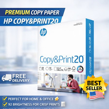 HP Printer Paper  8.5 x 11 Paper  Copy Print 20 lb  1 Ream Case - 500 Sheets