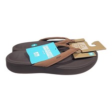 Reef Cushion Cloud Flip Flop Sandals Women's 10 Espresso Brown New With Tags