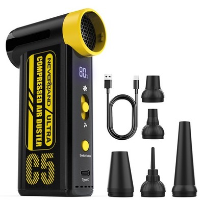 NEVERLAND Staubgebläse 300000U/min Super kabelloser 8000mAh Electric Air Duster