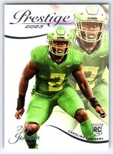 2023 Panini Prestige #330 DJ Johnson RC - Carolina Panthers
