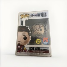Funko Pop! Autographed Iron Man Figure #580 Robert Downey Jr. Signed