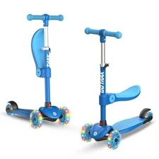 Gotrax KS3 Kids Kick Scooter, LED Lighted Wheels, Adjustable Height Handlebar...