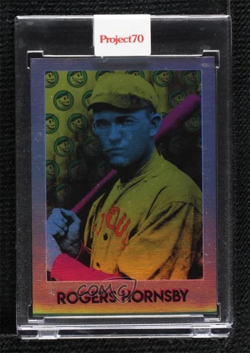 2021 Project 70 Online Exclusive Rainbow Foil /70 Rogers Hornsby by Ron English