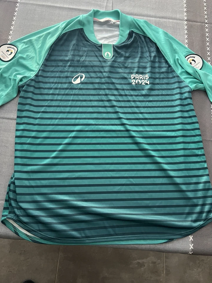 Modèle T-shirt Maillot Taille 2XL VOLONTAIRES JO Jeux Olympiques Paris 2024 - Photo 2/4