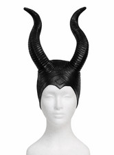 Dunkle Fee Hörner Fantasie Schwarz Latex Hor...