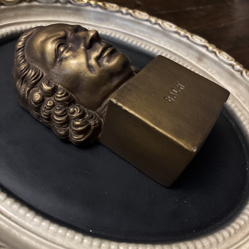 Busti da appendere a parete in gesso Mozart Bach Beethoven Liszt - Foto 11 di 14