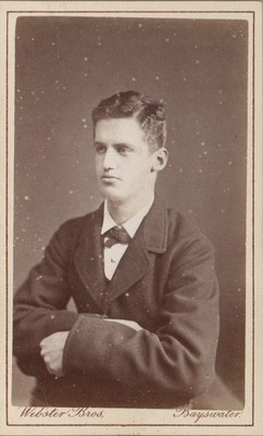 WEBSTER BROS OF LONDON CDV HÜBSCHER JUNGER MANN VIKTORIANISCHE MODEFOTO