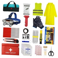 Car Roadside Emergency Kit, Car Safety Kit，Automotive Interior Safety 