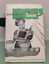 VINTAGE 1950'S O'KEEFE & MERRITT COOK BOOK - SEE CONDITION