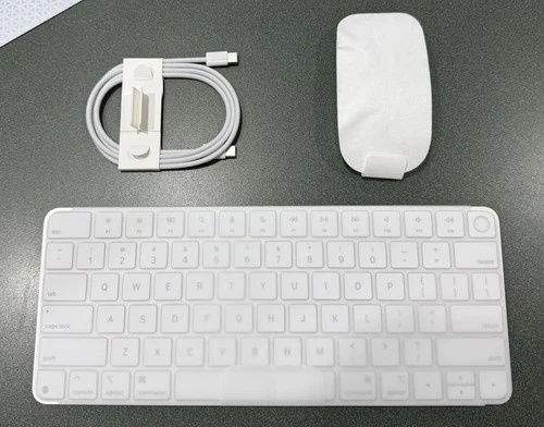 NEW Apple Magic Keyboard & Mouse Kit A3204 A3118 USB-C w/Cable & Touch ID