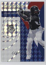 2021 Panini Mosaic International Men of Mastery Prizm Yoelqui Cespedes #IM9 0w7