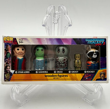 Guardians Galaxy Vol 2 Pin Mate Wooden Figures Lot 5 Bif Bang Pow NEW