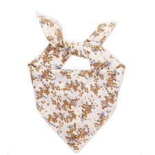 Boutique Beige Neutral Floral Cotton Bandana Boho Cottage Western NEW