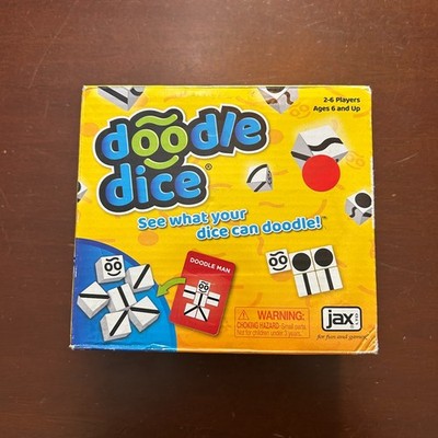 Doodle Dice Card Game Complete Instructions Family Fun Jax LTD 2018 #7030