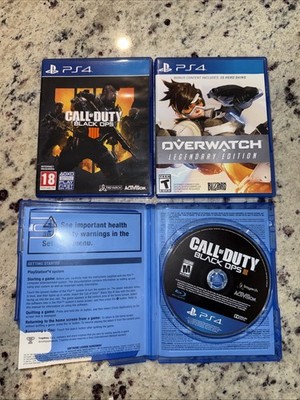 Overwatch  Legendary Edition PS4 Call Of Duty Black Ops 4 & COD 3 PS4 Bundle