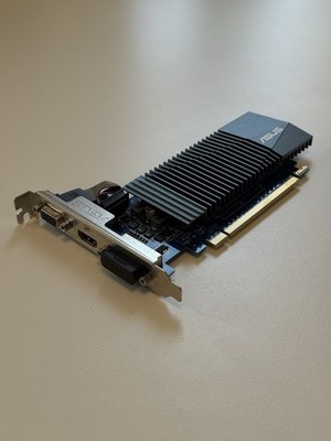 ASUS NVIDIA GeForce GT 710 2GB DDR5 Speicher Silent Grafikkarte DVI, VGA, HDMI