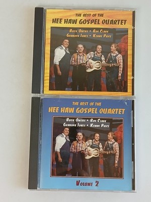 THE BEST OF THE HEE HAW GOSPEL QUARTET Volume 1 & 2 CD Lot (Ranwood, 1996) Used
