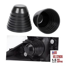 2 PCS Car Headlight Dust Covers, 100mm 4" Headlight Housing Cap Vehicle